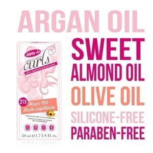 🆕 NWT Brand New Dippity-Do GIRLS WITH curls Hair Oil 50ML